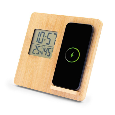 Bamboo wireless charger 10 W, weather station | Kahele, product image (4)