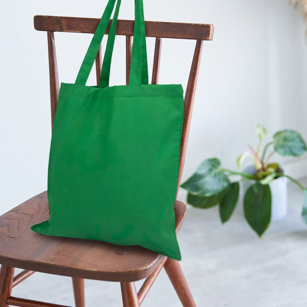 Cotton shopping bag | Rabia, green, product image (1)