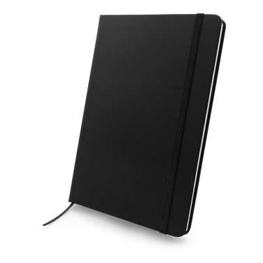 Notebook A5, recycled PU | Roderick, black, product image (2)