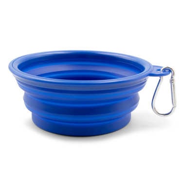 Foldable dog bowl | Platora, blue, product image (3)