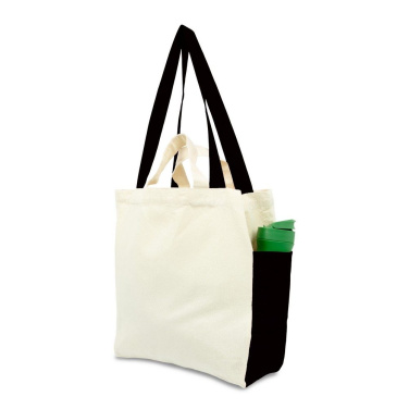 Cotton shopping bag | Matej, black, product image (3)