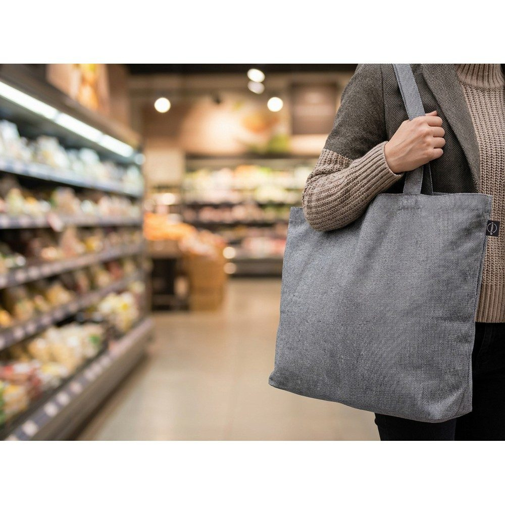 Shopping bag Fairtrade B'RIGHT | Miravo, graphite, product image (1)