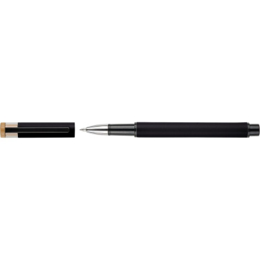 Writing set, ball pen and roller ball pen, black, product image (3)