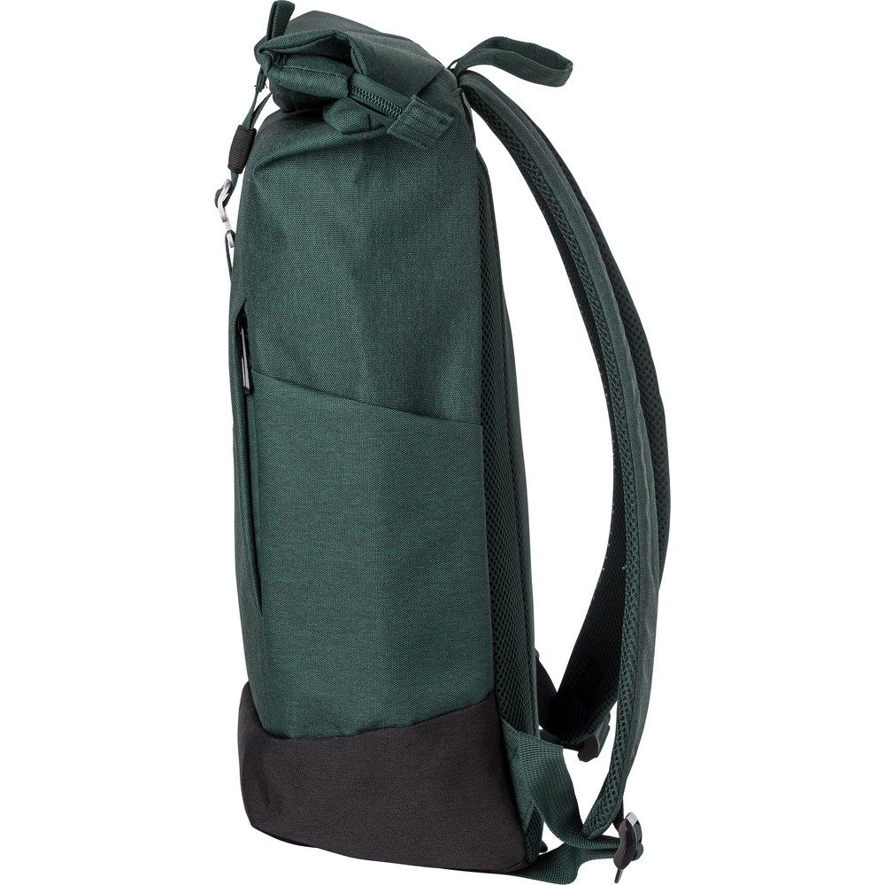 Rolltop backpack, green, product image (1)