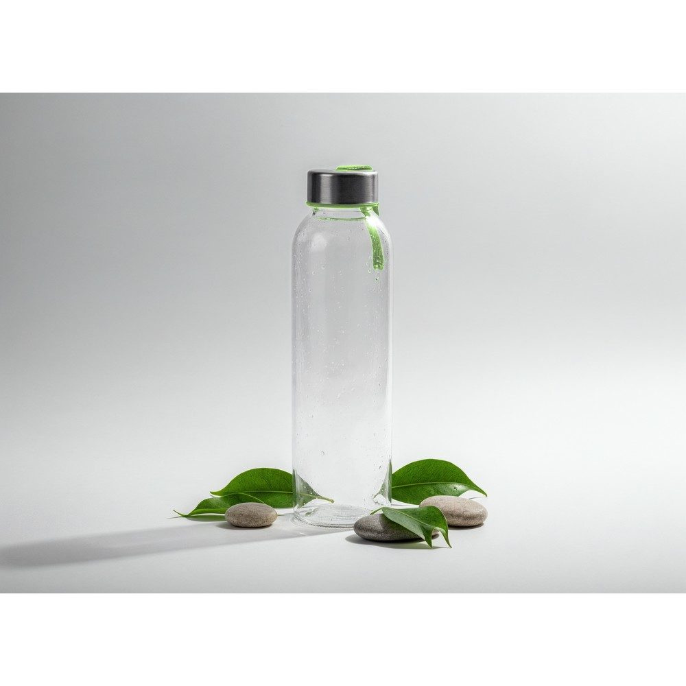 Glass bottle 500 ml | Viivi, green, product image (1)