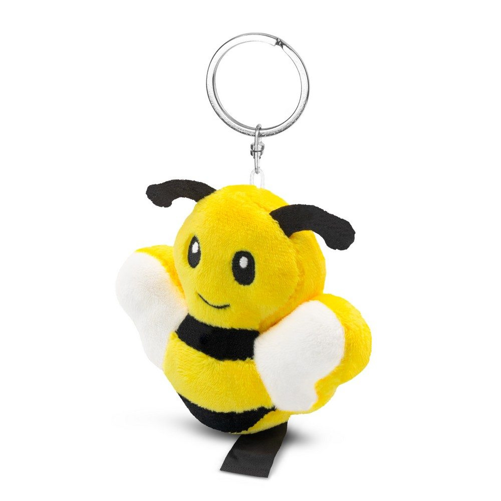 RPET plush bee, keyring | Miro, product image (1)