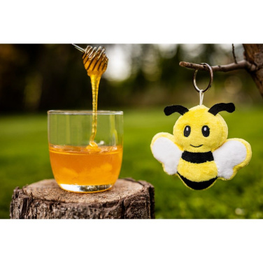 RPET plush bee, keyring | Miro, product image (2)
