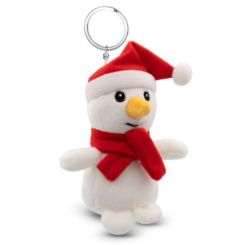 Plush snowman keyring | Anatols, product image (1)