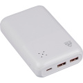 Power bank 20000 mAh, white