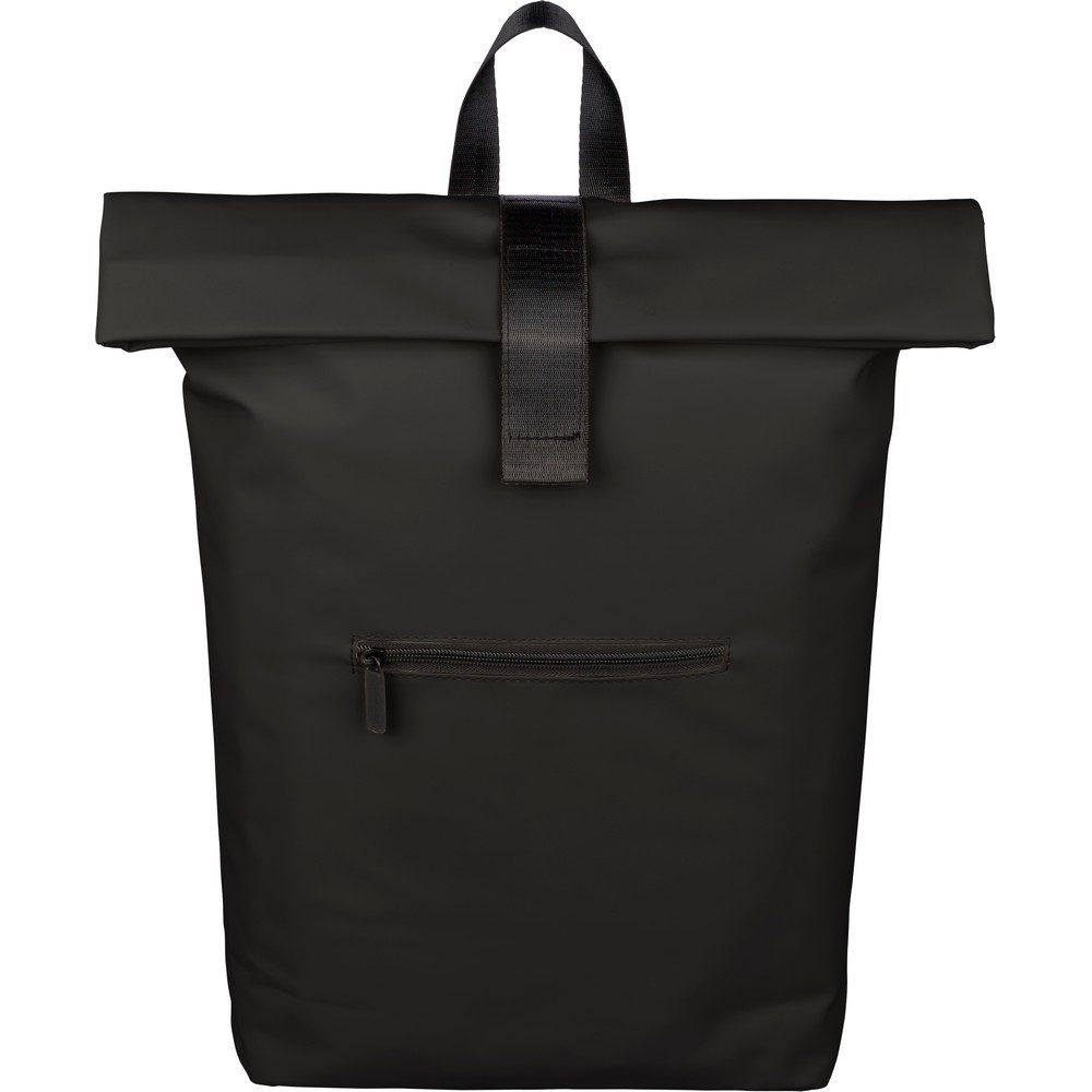 Rolltop backpack, black, product image (1)