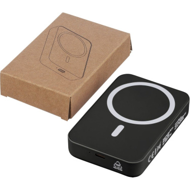 Wireless power bank 10000 mAh, black, product image (3)