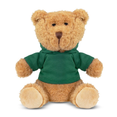 Plush teddy bear with a T-shirt | Camicero, green, product image (2)