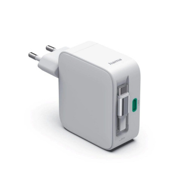 Wall charger 65 W with retractable cable Hama, product image (2)