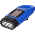 Solar torch, LED lamp, blue