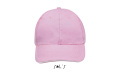 BUFFALO SIX PANEL CAP, Pink/White