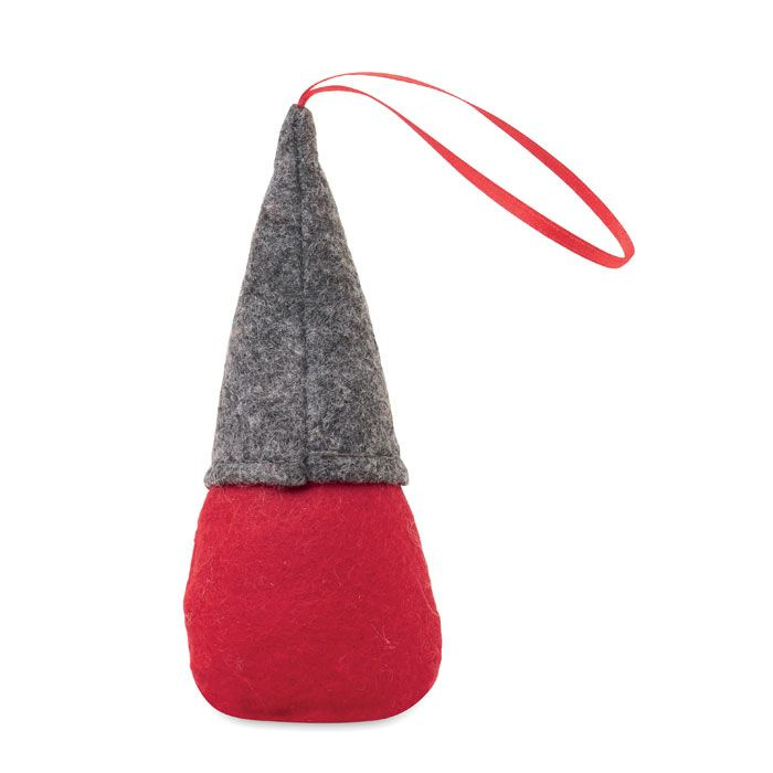 Felt gnome tree hanger, Grey, product image (1)