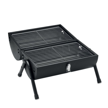 Portable barbecue with chimney, Black, product image (3)