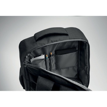 Slim 15 inch laptop backpack, Black, product image (2)