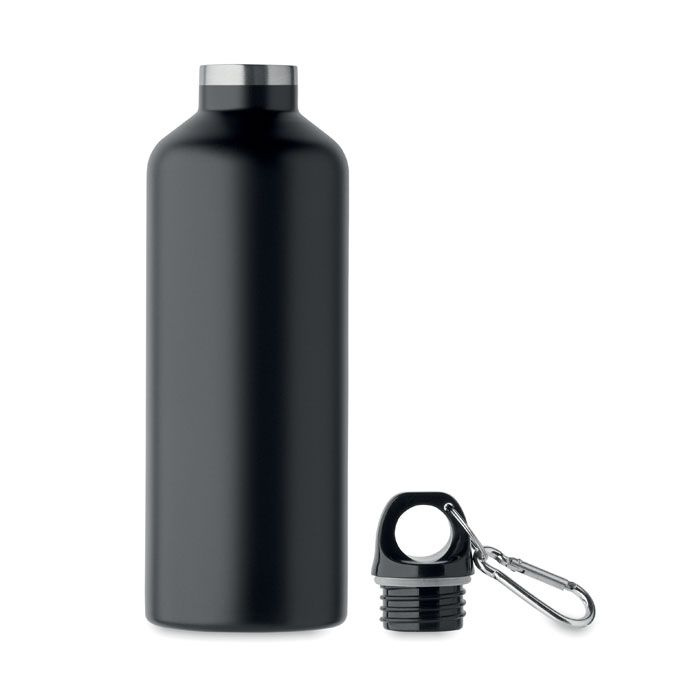 Double wall bottle 500 ml, Black, product image (1)