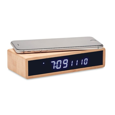 Wireless charger in bamboo 5W, Wood, product image (2)