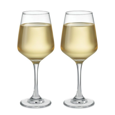 Set of 2 wine glasses, Transparent, product image (2)