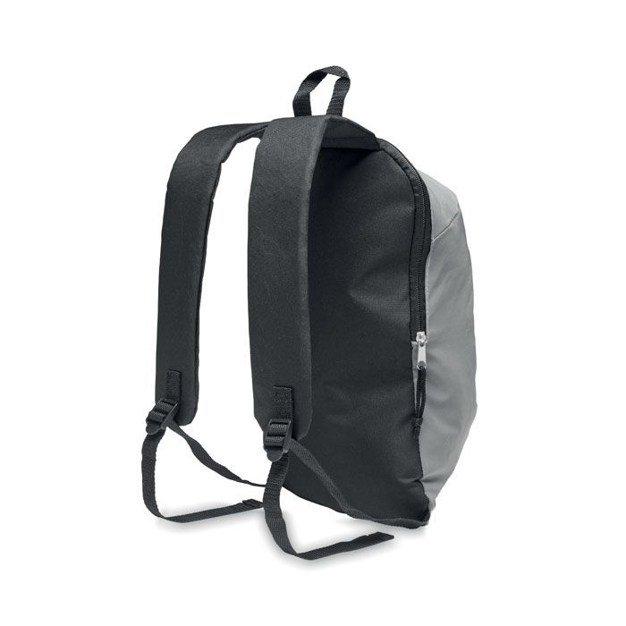 High reflective backpack 600D, Matt Silver, product image (1)