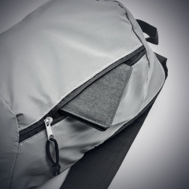 High reflective backpack 600D, Matt Silver, product image (2)