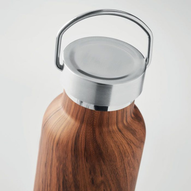 Double wall bottle 500 ml, Brown, product image (3)