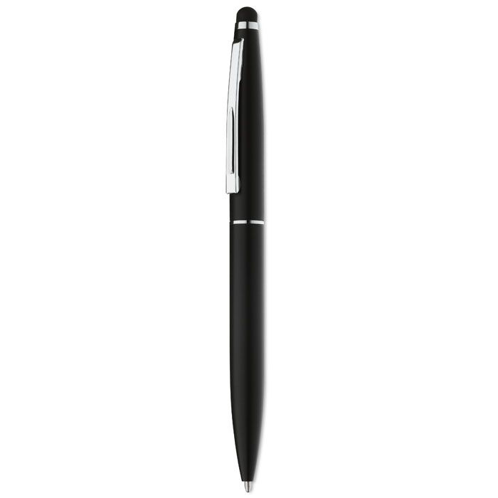 Twist type pen w stylus top, Black, product image (1)
