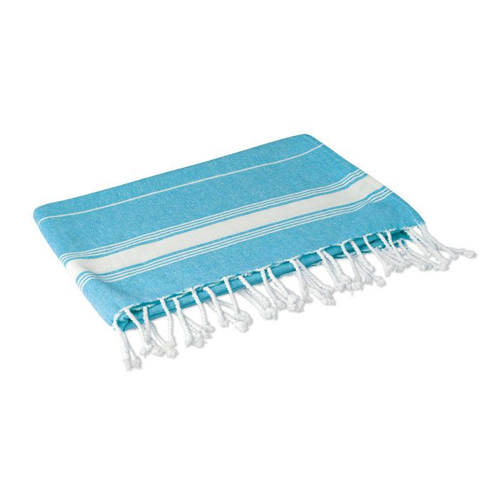 Beach towel cotton 180 gr/m², Turquoise, product image (1)