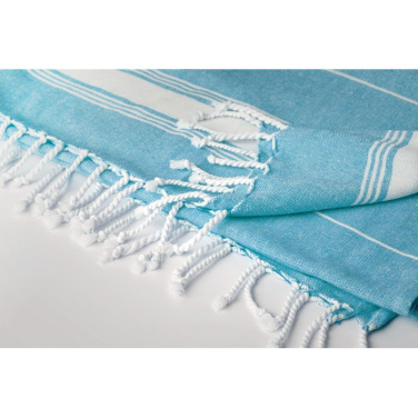 Beach towel cotton 180 gr/m², Turquoise, product image (3)