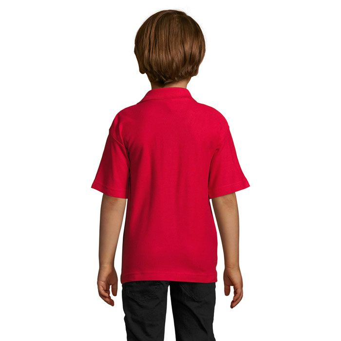 SUMMER II KIDS Polo 170g, Red, 4XL, product image (1)