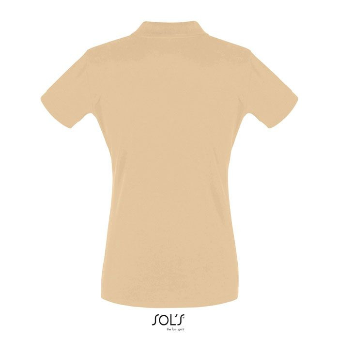 PERFECT WOMEN POLO 180g, Sand, S, product image (1)