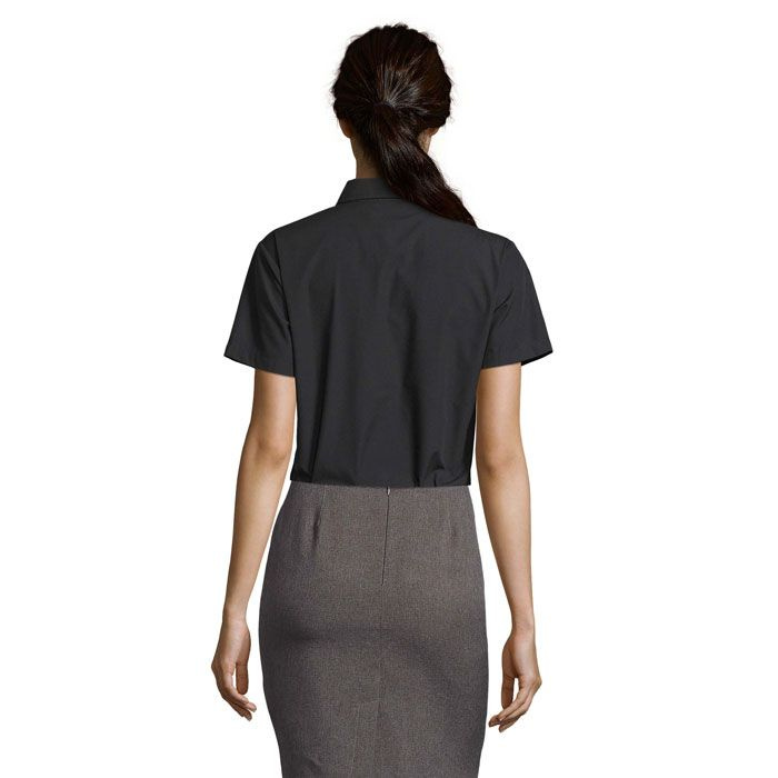 ESCAPE POPLIN WOMEN SHIRT, Black, XS, product image (1)