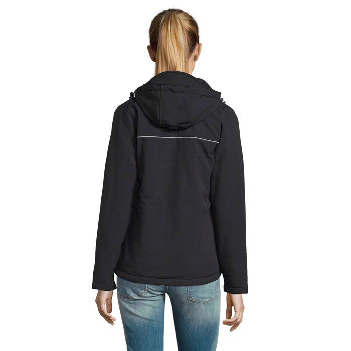 ROCK WOMEN WINTER SOFTSHELL, Black, S, product image (1)