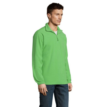 NESS SWEAT FLEECE 1/4 ZIP, Lime, S, product image (2)