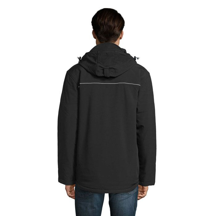 ROCK MEN WINTER SOFTSHELL, Black, S, product image (1)
