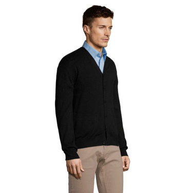 GOLDEN MEN V-NECK CARDIGAN, Black, S, product image (2)