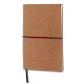 Recycled leather notebook A5, Light Brown