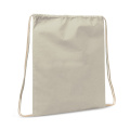 Drawstring bag cotton OEKO-TEX® STANDARD 100 140g/m² 35x45 cm, Ecru
