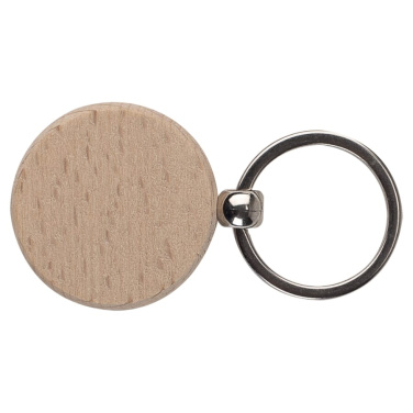 Key ring wood round Ø40 mm, product image (2)