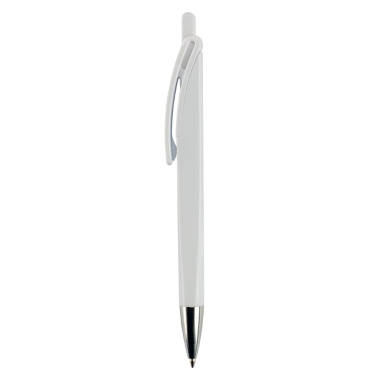 Ball pen Riva hardcolour, White / White, product image (2)