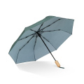 Foldable umbrella 21” R-PET auto open, Dark Green
