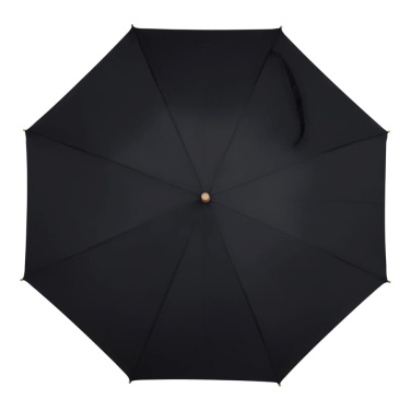Stick umbrella 23” R-PET auto open, Black, product image (3)