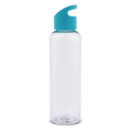 Water bottle Loop transparent R-PET 600 ml, Transparent / Turquoise