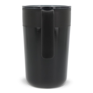 Double walled coffee mug 400 ml, Black, product image (4)