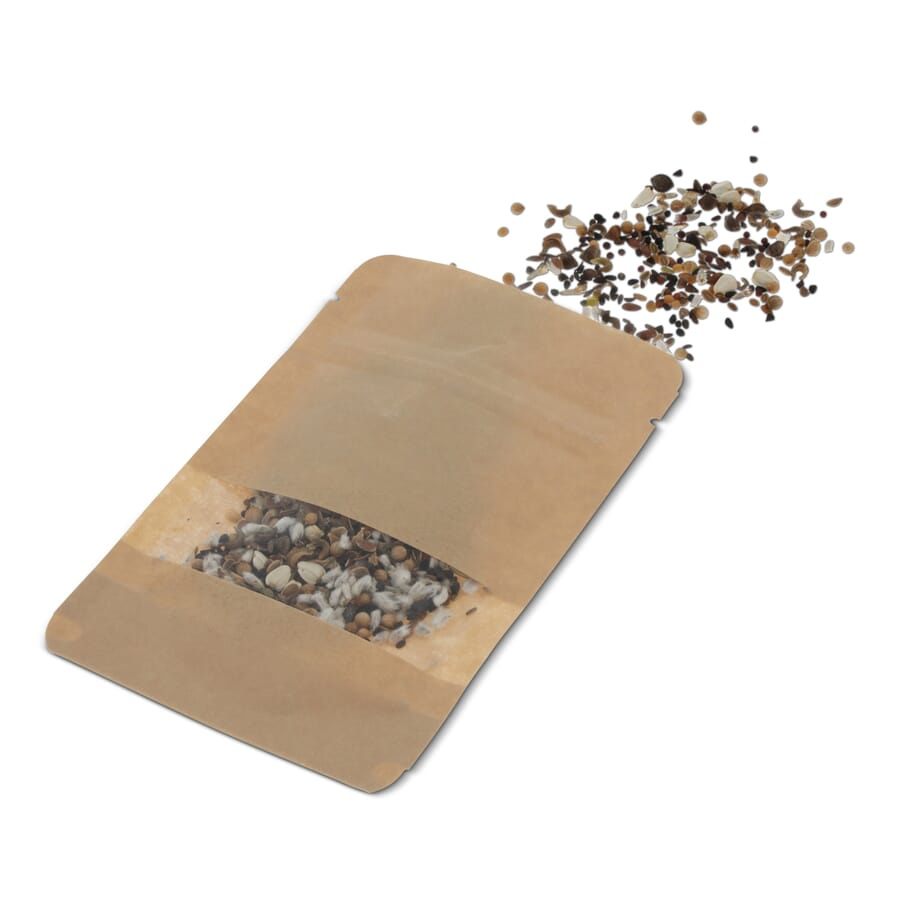 Seed bags dried flowers 4 gram, Brown, product image (1)