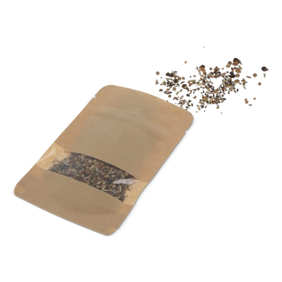 Seed bags wild flowers 4 gram, Brown, product image (1)