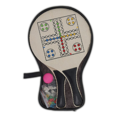 MDF Beach Tennis with chess surface, Black, product image (2)