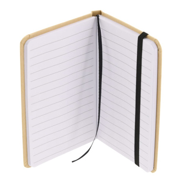 Cardboard notebook round corners A5, Brown, product image (2)